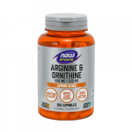 NOW Arginine Ir Ornithine 100 Veg. Kaps.