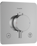 Potinkinis termostatinis du&scaron;o mai&scaron;ytuvas HANSGROHE Ecostat Comfort Q, 2 i&scaron;ėjimų, chromas, 33713000
