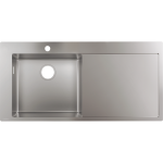 Nerudijančio plieno plautuvė HANSGROHE 1045 x 510 mm, de&scaron;ininė, 43331800