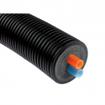 Dviguba izoliuota vamzdis &scaron;ildymo takelis TERRENDIS 2 x 40 x 3.7 / 140 mm