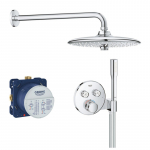 Potinkinis termostatinis du&scaron;o komplektas GROHE Grohtherm SmartControl, chromas, 34867000