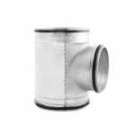 Ventiliacijos tri&scaron;akis ALNOR 200 x 125 x 200, &scaron;tampuoto plieno