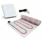 Elektrinis &scaron;ildymo kilimėlis 5 m (2,5 m2) + potinkinis patalpos termostatas