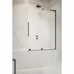 Dviejų dalių stumdoma vonios sienelė RADAWAY Furo SL Juoda PND II