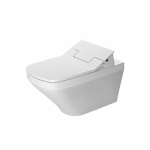 Pakabinamas unitazas su bidė function DURAVIT WC DuraStyle Rimless SensoWash, Durafix, su Slim SC dangčiu, white