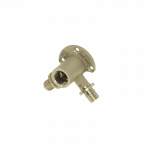 Dviguba prietaisinė alkūnė žalvarinė TECEflex 16 x 1/2"" vidurys, 768501