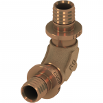 Alkūnė bronzinė mažinanti slėgio nuostolius TECEflex 16 x 16