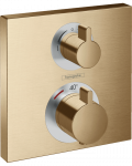 Termostatas HANSGROHE Ecostat Square 2 funkcijų, &scaron;veista bronza, 15714140