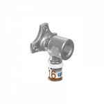 Alkūnė tvirtinama metalinė UPONOR S-Press PLUS 16 x 1/2"" vidurys H 39 mm