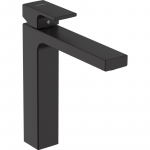 Praustuvo mai&scaron;ytuvas su dugno vožtuvu HANSGROHE Vernis Shape 190, juodas-matinis, 71562670