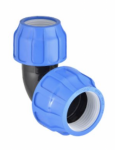 Plastikinė užveržiama alkūnė PE vamzdžiui PIMTAS 20 x 90&deg;, EX70001400