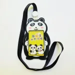 Vardinės kortelės dėklas Panda, juodas