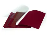 Kanaliniai aplankai Softclear B (10 vnt.), bordo