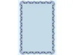 Popierius diplomams Blue sky ( 26 vnt.)