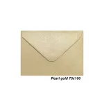 Dekoratyviniai vokai Pearl 70 x 100 gold (10)