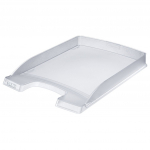 Dokumentų lentynėlė Leitz Plus Slim, A4, plastikinė, skaidri