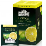 Juodoji arbata Ahmad Lemon, 20x2g