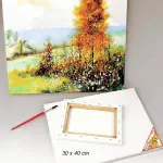 Drobė ant porėmio 30 x 40 cm, medvilninė