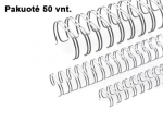 Metalinė spiralė A4 14,3 mm, juoda, 3:1, 50 vnt.