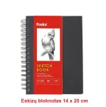 Eskizų albumas A5, 110 g/m2, 80 lapų