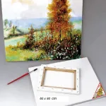 Drobė ant porėmio 60 x 80 cm, medvilninė