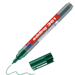 Žymeklis baltai lentai Edding 361, apvaliu galiuku, 1mm, žalios spalvos