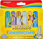 Kietos dažų lazdelės Keyroad, metalo atspalvio, 6 spalvos