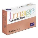 Spalvotas biuro popierius Image Coloraction London, A3, 80 g/m&sup2;, plytų raudonos spalvos, 500 lapų