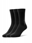 Barefoot Socks - Crew - Essentials - Black - 3 pack