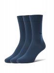 Barefoot Socks - Crew - Essentials - Blue - 3 pack