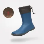 Saguaro Brisk Ⅰ - barefoot lietaus guminiai batai su pa&scaron;iltinimu, mėlyna