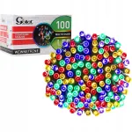 Goliat 100 LED &bdquo;Ring&ldquo; kalėdinė girlianda, vidaus, įvairiaspalvė
