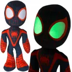 &bdquo;Marvel&ldquo; Miles Morales pliu&scaron;inis žaislas, 25 cm, tamsoje &scaron;viečiančiomis akimis