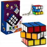 Rubik's 3x3 originalus klasikinis kubas + 3x3 raktų pakabukas