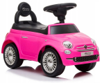 Sun Baby pasyvinis automobilis Fiat 500 stumdukas vaik&scaron;čiojimo mokymuisi su atrama, dėtuve ir garsais