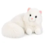 Moramo ROYAL CAT sėdintis pliu&scaron;inis katinas, purus, baltas, 50 cm
