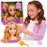Disney Rapunzel &scaron;ukuosenų formavimo ir manekeno galva &ndash; &bdquo;Supainioti&ldquo; + DOVANA