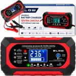 Automatinis i&scaron;manusis akumuliatorių įkroviklis BLOW 12 V / 24 V, 8 A