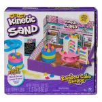 Kinetic Sand konditerijos parduotuvė &bdquo;Rainbow Cake Shoppe&ldquo; &ndash; kinetinis smėlis su tortų formavimo priedais