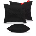 Antialerginė pagalvė 2x70x80 cm miego komplektas, dygsniuota, juoda, pagaminta Lenkijoje