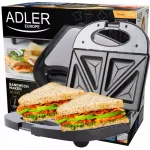 Sumu&scaron;tinių keptuvė Adler AD 3015 trikampiams 750W su nelimpančia danga