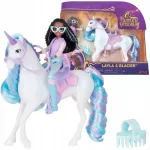 &bdquo;Unicorn Academy&ldquo; rinkinys: lėlė Layla, figūrėlė Glacier ir priedai