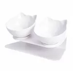 Cat Double Bowls dvigubas dubenėlių rinkinys katėms