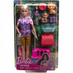 Lėlė Barbie You Can Be Anything gyvūnų gelbėtoja su beždžionėle ir tigriuku