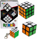 Original Rubik's Cube &scaron;eimos rinkinys 2x2 ir 3x3 + 3x3 raktų pakabukas
