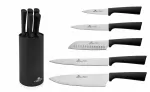 GERLACH SMART BLACK peilių rinkinys su stovu