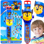 PAW Patrol 3D laikrodis su Chase projektoriumi