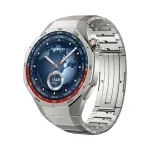 I&scaron;manusis laikrodis Huawei Watch GT5 Pro Titanium 46 mm GPS AMOLED NFC, sidabrinis