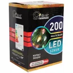 DAUGIASPALVĖS eglutės girlianda GILĖS 200LED 19 METRŲ Kalėdinė Goliat