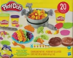 &bdquo;Play-Doh&ldquo; pietų rinkinys XXL, 6 modelino indeliai ir 20 priedų, F8119